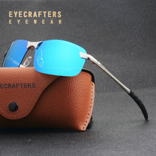 Load image into Gallery viewer, imless Metal Glasses Eyewear Orange Mens UV400 Polarized Sunglasses Sports Driving Mirrored Sunglasses 3043DM