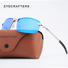 Load image into Gallery viewer, imless Metal Glasses Eyewear Orange Mens UV400 Polarized Sunglasses Sports Driving Mirrored Sunglasses 3043DM