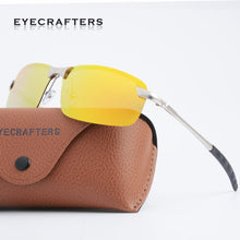 Load image into Gallery viewer, imless Metal Glasses Eyewear Orange Mens UV400 Polarized Sunglasses Sports Driving Mirrored Sunglasses 3043DM