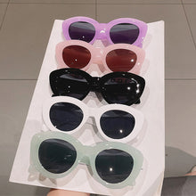Load image into Gallery viewer, ins Popular Cat Eye Women Sunglasses Retro Jelly Color Shades UV400 Eyewear Men Green Pink Purple Sun Glasses