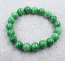 Carica l'immagine nel visualizzatore di Gallery, jade and lapis lazuli round 10mm green/orange/blue/colors bracelet 7.5inch wholesale beads nature