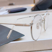 Load image into Gallery viewer, korea Handmade GENTLE SOLAR Small Round Titanium Glasses Frame Men Women Eyeglasses Ant Blue light lens Myopia Reading Eyewear