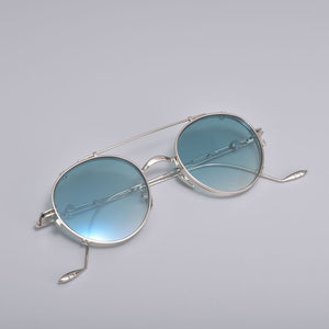 korean Brand Prescription Eyeglasses Frame With clip men Women Round Myopia Optical Gentle Diplo-THE CUB 032 Glasses Frame