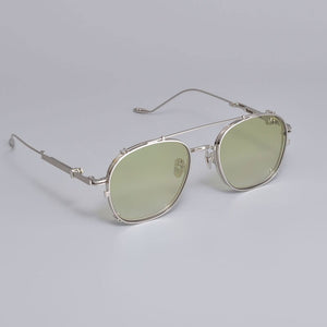 korean Prescription Eyeglasses Frame With clip men Women Round Myopia Optical Gentle Diplo-LONE WOLF 032 Glasses Frame