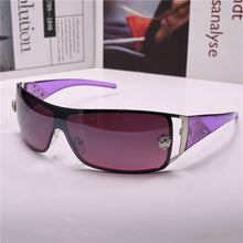 Load image into Gallery viewer, ladies sun glasses for Women  Sunglasses One-piece Lens Anti Reflection Steampunk  brand UV400