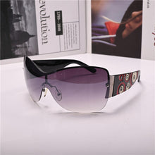 Load image into Gallery viewer, ladies sun glasses for Women  Sunglasses One-piece Lens Anti Reflection Steampunk  brand UV400