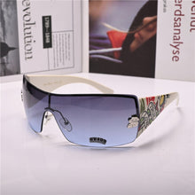 Load image into Gallery viewer, ladies sun glasses for Women  Sunglasses One-piece Lens Anti Reflection Steampunk  brand UV400