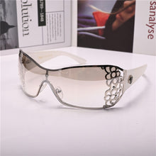 Load image into Gallery viewer, ladies sun glasses for Women  Sunglasses One-piece Lens Anti Reflection Steampunk  brand UV400
