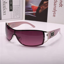 Load image into Gallery viewer, ladies sun glasses for Women  Sunglasses One-piece Lens Anti Reflection Steampunk  brand UV400
