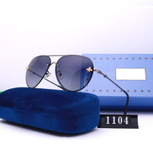 Load image into Gallery viewer, lady sunglasses 2022  male irregular designer brand high-quality  men&#39;s pilot man driver ladies half-frame toad mirror