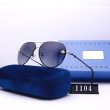 Load image into Gallery viewer, lady sunglasses 2022  male irregular designer brand high-quality  men&#39;s pilot man driver ladies half-frame toad mirror