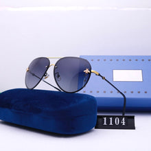 Load image into Gallery viewer, lady sunglasses 2022  male irregular designer brand high-quality  men&#39;s pilot man driver ladies half-frame toad mirror