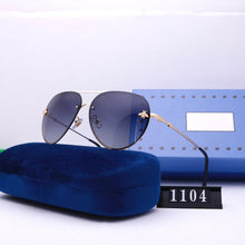 Load image into Gallery viewer, lady sunglasses 2022  male irregular designer brand high-quality  men&#39;s pilot man driver ladies half-frame toad mirror