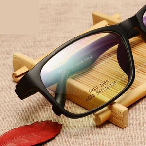 langford brand Light TR90 full-frame optical eyeglasses eyeware frame men plain spectacle prescription big face frame 6078