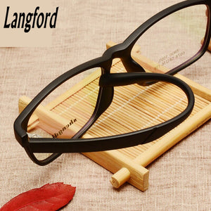 langford brand Light TR90 full-frame optical eyeglasses eyeware frame men plain spectacle prescription big face frame 6078