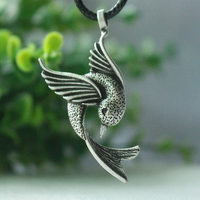 1pcs cute Hummingbird Pendant Jewelry, animal Jewelry Bird Lover women necklace cut Hummingbird girl's gift
