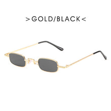 Load image into Gallery viewer, lidafish  Retro Square Small Frame Sunglasses Designers Men Metal Frame Sunglasses UV400