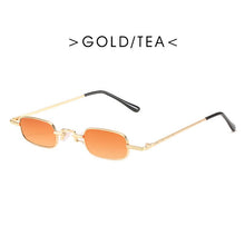 Load image into Gallery viewer, lidafish  Retro Square Small Frame Sunglasses Designers Men Metal Frame Sunglasses UV400