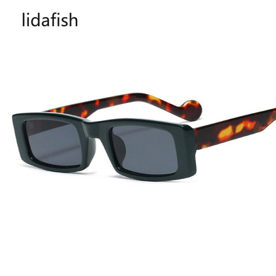 lidafish Sun Protection Retro Small Frame Sunglasses Women Men Trend Square Colorful UV Protection Unisex Sunglasses