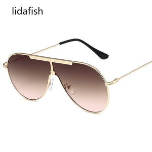 lidafish Women Men's  2023 Metal Discoloration Sunglasses Design Driving Eyewear Black Pilot Sun Glasses
