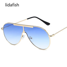 Load image into Gallery viewer, lidafish Women Men&#39;s  2023 Metal Discoloration Sunglasses Design Driving Eyewear Black Pilot Sun Glasses
