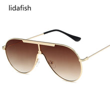 Load image into Gallery viewer, lidafish Women Men&#39;s  2023 Metal Discoloration Sunglasses Design Driving Eyewear Black Pilot Sun Glasses