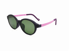 Load image into Gallery viewer, light weight ULTEM oval shape optical glasses frame with removable polarized sunglasses clips for teenagers 1303