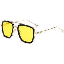Carica l'immagine nel visualizzatore di Gallery, Tony Stark Style for women Sunglasses Men Square Brand Design Sun Glasses Oculos Retro male iron Man oculos de