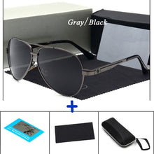 Load image into Gallery viewer, luxury sunglasses Polarized Men women UV400 high quality Driving pilot sun glasses Retro fishing