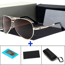 Load image into Gallery viewer, luxury sunglasses Polarized Men women UV400 high quality Driving pilot sun glasses Retro fishing