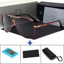 Load image into Gallery viewer, luxury sunglasses Polarized Men women UV400 high quality Driving pilot sun glasses Retro fishing