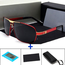 Load image into Gallery viewer, luxury sunglasses Polarized Men women UV400 high quality Driving pilot sun glasses Retro fishing