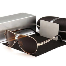 Load image into Gallery viewer, luxury sunglasses Polarized Men women UV400 high quality Driving pilot sun glasses Retro fishing