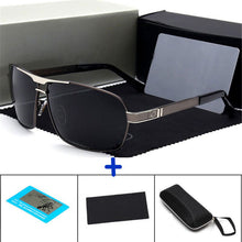 Load image into Gallery viewer, luxury sunglasses Polarized Men women UV400 high quality Driving pilot sun glasses Retro fishing
