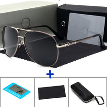 Load image into Gallery viewer, luxury sunglasses Polarized Men women UV400 high quality Driving pilot sun glasses Retro fishing