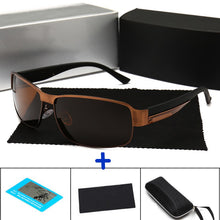 Load image into Gallery viewer, luxury sunglasses Polarized Men women UV400 high quality Driving pilot sun glasses Retro fishing