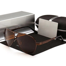 Load image into Gallery viewer, luxury sunglasses Polarized Men women UV400 high quality Driving pilot sun glasses Retro fishing