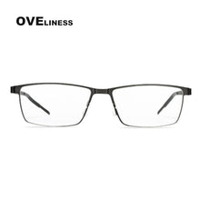 Load image into Gallery viewer, male titanium glasses frame men Optical eyeglasses Transparent Myopia Prescription clear glasses Metal Full Screwless Eyewear