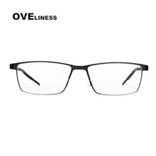 Load image into Gallery viewer, male titanium glasses frame men Optical eyeglasses Transparent Myopia Prescription clear glasses Metal Full Screwless Eyewear