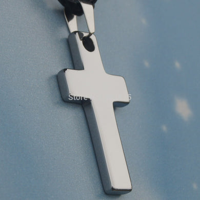 men jewelry cute cross hi-tech scratch proof tungsten necklaces & pendants