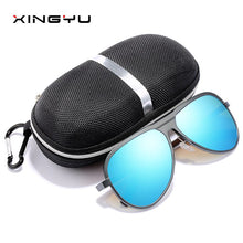 Load image into Gallery viewer, men&#39;s polarized sunglasses with full aluminium magnesium frame outdoor fishing sunglasses driving sunglasses