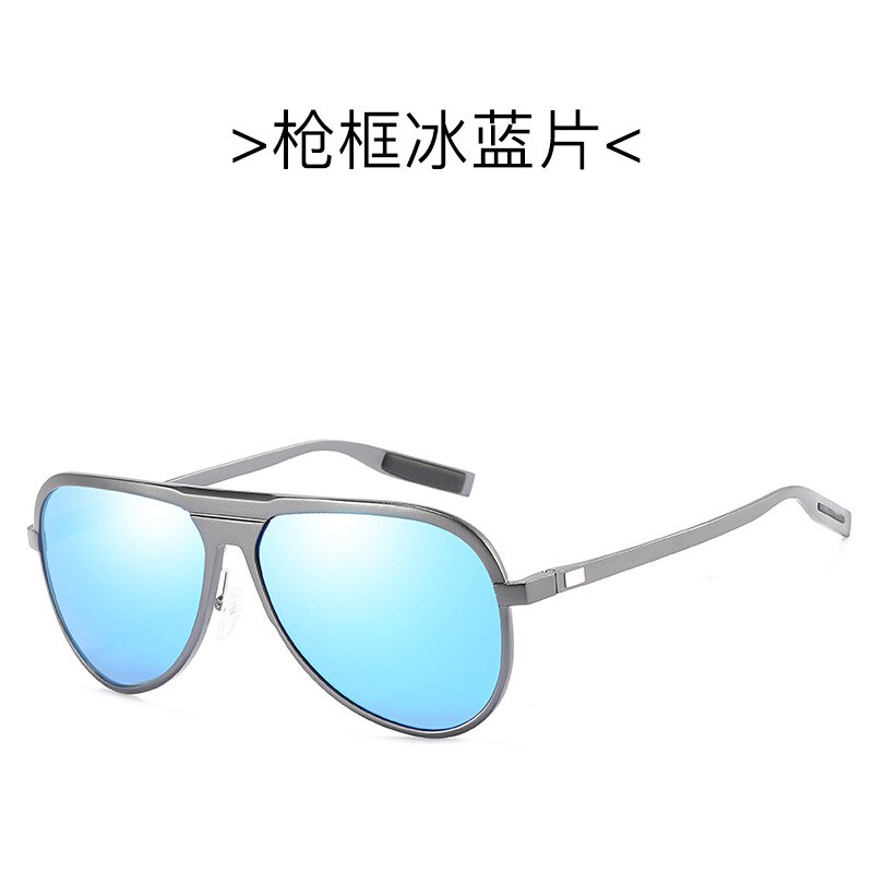 men's polarized sunglasses with full aluminium magnesium frame outdoor fishing sunglasses driving sunglasses