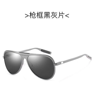 men's polarized sunglasses with full aluminium magnesium frame outdoor fishing sunglasses driving sunglasses