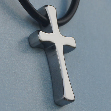 men/women forever classic mini cross hi-tech scratch proof tungsten pendant necklace