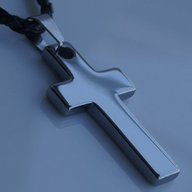 men/women jewelry co cross hi-tech scratch proof tungsten pendant necklace