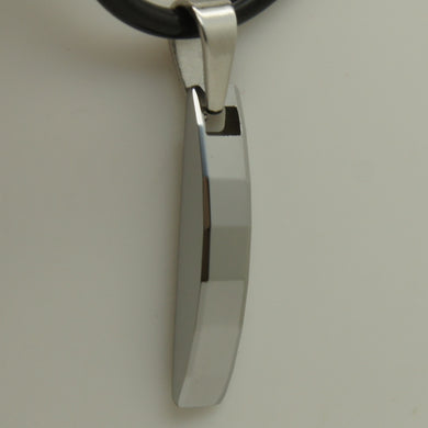 men/women jewelry co facet hi-tech scratch proof tungsten pendant necklace