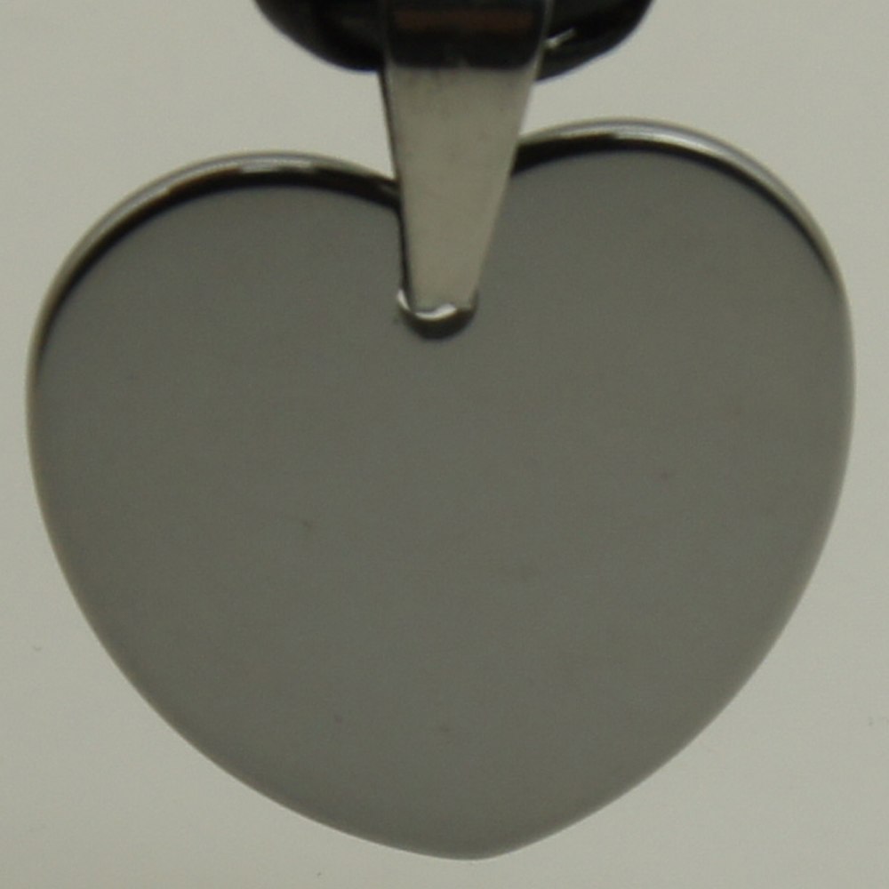 men/women jewelry cute heart hi-tech scratch proof tungsten pendant necklace