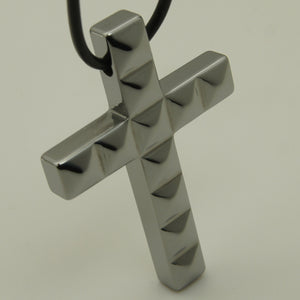 men/women jewelry unique pattern crosshi-tech scratch proof tungsten pendant necklace