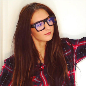 Acetate Square Glasses Frame Men Retro Metal Optical Eyewear Women Eyeglasses Frame Clear UV400 Brand Designer oculos