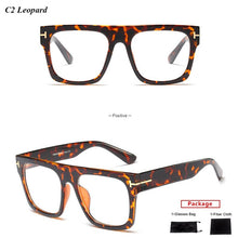 Load image into Gallery viewer, Acetate Square Glasses Frame Men Retro Metal Optical Eyewear Women Eyeglasses Frame Clear UV400 Brand Designer oculos